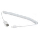 CABLEXPERT ΚΑΛΩΔΙΟ MICRO USB SPIRAL , 1.8m WHITE