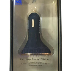NG ΦΟΡΤΙΣΤΗΣ ΑΥΤΟΚΙΝΗΤΟΥ 3USB 5V 6.3A ΜΑΥΡΟ