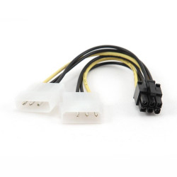 CABLEXPERT ΚΑΛΩΔΙΟ ΜΕΤΑΤΡΟΠΗΣ PCI EXPRESS, 6 pin TO MOLEX x2 PCS CABLEXPERT ΚΑΛΩΔΙΟ ΜΕΤΑΤΡΟΠΗΣ PCI EXPRESS, 6 pin TO MOLEX x2 PCS