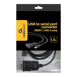 CABLEXPERT ΚΑΛΩΔΙΟ ΜΕΤΑΤΡΟΠΗΣ USB ΣΕ DB9M SERIAL PORT 1.5m