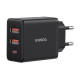 BASEUS CUBE, ΦΟΡΤΙΣΤΗΣ ΓΡΗΓΟΡΗΣ ΦΟΡΤΙΣΗΣ, 3 ΘΥΡΕΣ, 30W, ΜΑΥΡΟΣ BASEUS CUBE, ΦΟΡΤΙΣΤΗΣ ΓΡΗΓΟΡΗΣ ΦΟΡΤΙΣΗΣ, 3 ΘΥΡΕΣ, 30W, ΜΑΥΡΟΣ
