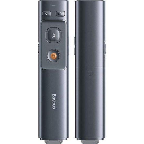 BASEUS ORANGE DOT, ΚΟΚΚΙΝΟ LASER ΥΠΟΔΕΙΞΗΣ ΠΑΡΟΥΣΙΑΣΕΩΝ, ΜΕ ΠΛΗΚΤΡΑ SLIDESHOW, ΓΚΡΙ BASEUS ORANGE DOT, ΚΟΚΚΙΝΟ LASER ΥΠΟΔΕΙΞΗΣ ΠΑΡΟΥΣΙΑΣΕΩΝ, ΜΕ ΠΛΗΚΤΡΑ SLIDESHOW, ΓΚΡΙ
