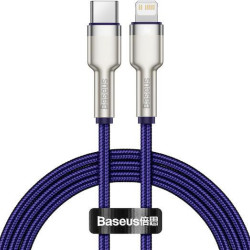 BASEUS CAFULE ΚΑΛΩΔΙΟ ΦΟΡΤΙΣΗΣ, TYPE-C ΣΕ LIGHTNING, 20W, 1M, ΜΩΒ