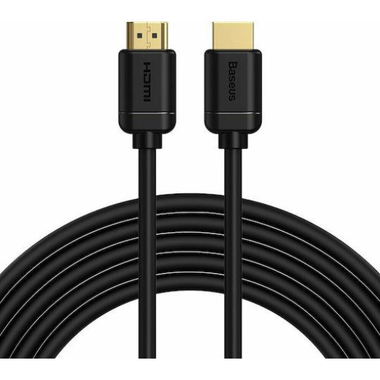 BASEUS HIGH DEFINITION SERIES, ΚΑΛΩΔΙΟ HDMI, 5m, ΜΑΥΡΟ