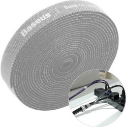 BASEUS COLOURFUL ΔΕΜΑΤΙΚΟ ΚΑΛΩΔΙΩΝ VELCRO, 3m, ΓΚΡΙ