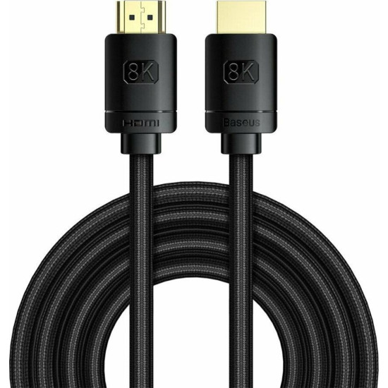 BASEUS HIGH DEFINITION SERIES, ΚΑΛΩΔΙΟ HDMI, 8K, 3m, ΜΑΥΡΟ