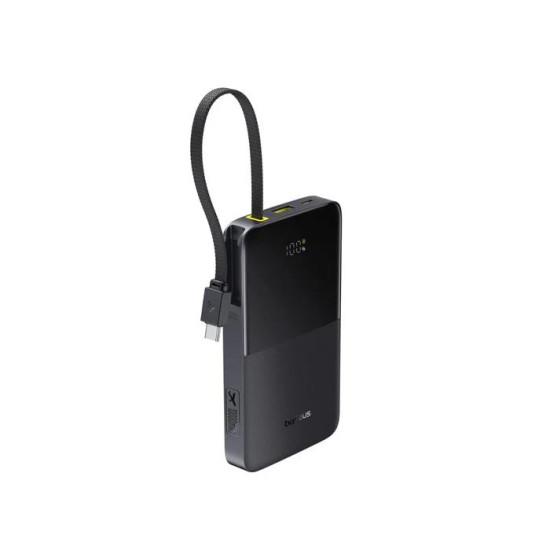 BASEUS ENERFILL FC51 BIPOW2 PRO, POWERBANK, 20000MAh, ΜΕ ΚΑΛΩΔΙΟ TYPE-C, 22.5W, ΜΕ ΨΗΦΙΑΚΗ ΟΘΟΝΗ, ΜΑΥΡΟ BASEUS ENERFILL FC51 BIPOW2 PRO, POWERBANK, 20000MAh, ΜΕ ΚΑΛΩΔΙΟ TYPE-C, 22.5W, ΜΕ ΨΗΦΙΑΚΗ ΟΘΟΝΗ, ΜΑΥΡΟ