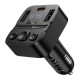 HOCO E87 DELTA CAR BLUETOOTH FM TRANSMITTER, 35W, ΜΑΥΡΟ HOCO E87 DELTA CAR BLUETOOTH FM TRANSMITTER, 35W, ΜΑΥΡΟ