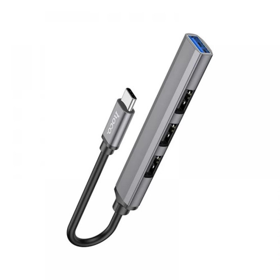 HOCO HB26 4 IN 1 ADAPTER (TYPE-C TO USB3.0+USB2.0*3) HOCO HB26 4 IN 1 ADAPTER (TYPE-C TO USB3.0+USB2.0*3)