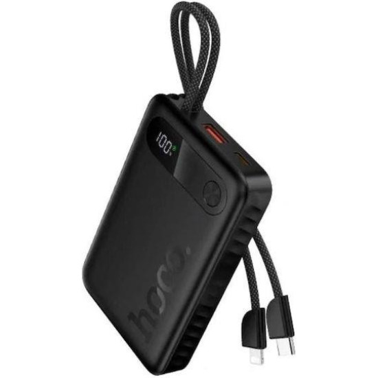 HOCO J171A EDGE POWERBANK, 20000MAH, PD20W, ΜΑΥΡΟ HOCO J171A EDGE POWERBANK, 20000MAH, PD20W, ΜΑΥΡΟ