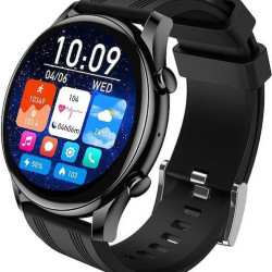 HOCO Y38 AMOLED SMARTWATCH, 1.43 ΙΝΤΣΕΣ, BLUETOOTH 5.3, 300MAH, ΜΑΥΡΟ