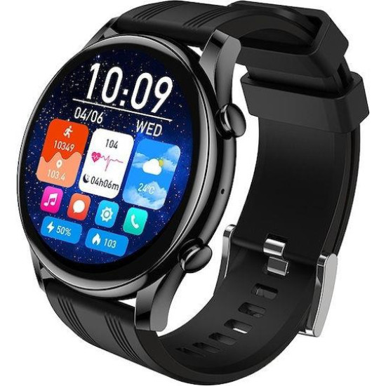 HOCO Y38 AMOLED SMARTWATCH, 1.43 ΙΝΤΣΕΣ, BLUETOOTH 5.3, 300MAH, ΜΑΥΡΟ HOCO Y38 AMOLED SMARTWATCH, 1.43 ΙΝΤΣΕΣ, BLUETOOTH 5.3, 300MAH, ΜΑΥΡΟ