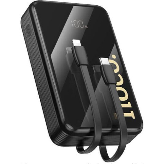 HOCO Q37A GRACEFUL, POWERBANK, 20000MAh, ΜΕ 2 ΕΝΣΩΜΑΤΩΜΕΝΑ ΚΑΛΩΔΙΑ, ΜΑΥΡΟ HOCO Q37A GRACEFUL, POWERBANK, 20000MAh, ΜΕ 2 ΕΝΣΩΜΑΤΩΜΕΝΑ ΚΑΛΩΔΙΑ, ΜΑΥΡΟ