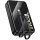 HOCO Q37A GRACEFUL, POWERBANK, 20000MAh, ΜΕ 2 ΕΝΣΩΜΑΤΩΜΕΝΑ ΚΑΛΩΔΙΑ, ΜΑΥΡΟ HOCO Q37A GRACEFUL, POWERBANK, 20000MAh, ΜΕ 2 ΕΝΣΩΜΑΤΩΜΕΝΑ ΚΑΛΩΔΙΑ, ΜΑΥΡΟ