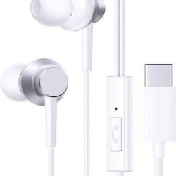 BASEUS ENCOK CZ11, ΕΝΣΥΡΜΑΤΑ ΑΚΟΥΣΤΙΚΑ, SEMI IN EAR, ΛΕΥΚΑ