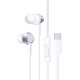 BASEUS ENCOK CZ11, ΕΝΣΥΡΜΑΤΑ ΑΚΟΥΣΤΙΚΑ, SEMI IN EAR, ΛΕΥΚΑ
