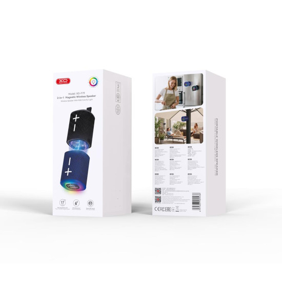 XO F79, ΗΧΕΙΟ BLUETOOTH, 2x5W, IPX5, ΜΑΥΡΟ