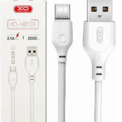 XO NB103, ΚΑΛΩΔΙΟ USB, TYPE-C, 2.1A, 2M, ΛΕΥΚΟ XO NB103, ΚΑΛΩΔΙΟ USB, TYPE-C, 2.1A, 2M, ΛΕΥΚΟ