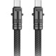 XO NB-Q288B, LANYARD BULLET, ΚΑΛΩΔΙΟ ΓΡΗΓΟΡΗΣ ΦΟΡΤΙΣΗΣ, TYPE-C ΣΕ TYPE-C, 60W, ΜΑΥΡΟ