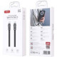 XO NB-Q288B, LANYARD BULLET, ΚΑΛΩΔΙΟ ΓΡΗΓΟΡΗΣ ΦΟΡΤΙΣΗΣ, TYPE-C ΣΕ TYPE-C, 60W, ΜΑΥΡΟ