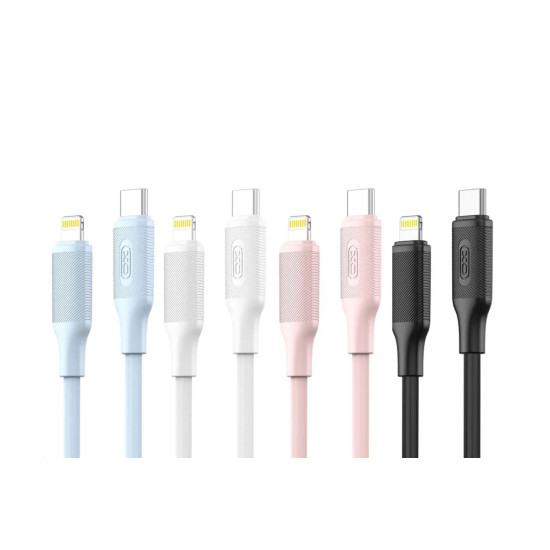 XO NB265A ΚΑΛΩΔΙΟ ΦΟΡΤΙΣΗΣ 27W MINIMALIST SERIES TYPE-C ΣΕ LIGHTNING, 1m, ΡΟΖ