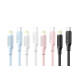 XO NB265A ΚΑΛΩΔΙΟ ΦΟΡΤΙΣΗΣ 27W MINIMALIST SERIES TYPE-C ΣΕ LIGHTNING, 1m, ΡΟΖ