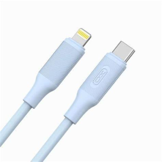 XO NB265A ΚΑΛΩΔΙΟ ΦΟΡΤΙΣΗΣ 27W MINIMALIST SERIES TYPE-C ΣΕ LIGHTNING, ΜΠΛΕ