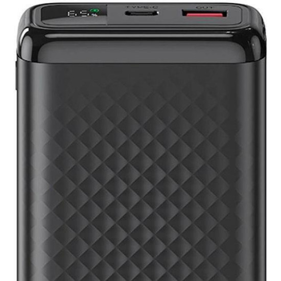 XO PB309, POWERBANK ΓΡΗΓΟΡΗΣ ΦΟΡΤΙΣΗΣ, 20000mAh, 22,5W, ΜΑΥΡΟ