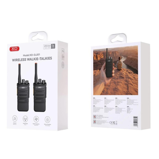XO DJJ01, ΣΕΤ WALKIE TALKIE, ΜΑΥΡΟ