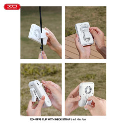 XO MF95, ΑΝΕΜΙΣΤΗΡΑΣ 6 ΣΕ 1, ΜΕ ΚΛΙΠ ΓΙΑ ΤΟ ΠΕΤΟ, 2000 mAh, ΛΕΥΚΟ XO MF95, ΑΝΕΜΙΣΤΗΡΑΣ 6 ΣΕ 1, ΜΕ ΚΛΙΠ ΓΙΑ ΤΟ ΠΕΤΟ, 2000 mAh, ΛΕΥΚΟ