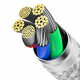 BASEUS DYNAMIC BRAIDED, ΚΑΛΩΔΙΟ ΓΡΗΓΟΡΗΣ ΦΟΡΤΙΣΗΣ, TYPE-C ΣΕ LIGHTNING, 20W, 2m, ΛΕΥΚΟ