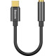 BASEUS L54, ΑΝΤΑΠΤΟΡΑΣ TYPE-C ΣΕ 3.5mm ΘΥΛΗΚΟ, ΜΑΥΡΟ