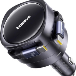 BASEUS ENJOYMENT MAX, ΦΟΡΤΙΣΤΗΣ ΑΥΤΟΚΙΝΗΤΟΥ, ΔΥΟ ΚΑΛΩΔΙΑ TYPE-C, 60W, ΜΑΥΡΟ BASEUS ENJOYMENT MAX, ΦΟΡΤΙΣΤΗΣ ΑΥΤΟΚΙΝΗΤΟΥ, ΔΥΟ ΚΑΛΩΔΙΑ TYPE-C, 60W, ΜΑΥΡΟ
