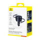 BASEUS ENJOYMENT MAX, ΦΟΡΤΙΣΤΗΣ ΑΥΤΟΚΙΝΗΤΟΥ, ΔΥΟ ΚΑΛΩΔΙΑ TYPE-C, 60W, ΜΑΥΡΟ