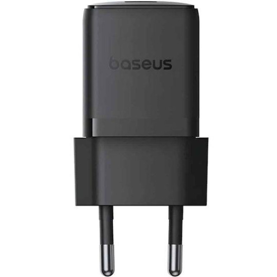 BASEUS PALM ΦΟΡΤΙΣΤΗΣ ΓΡΗΓΟΡΗΣ ΦΟΡΤΙΣΗΣ, 1 ΘΥΡΑ, 20W, ΜΑΥΡΟΣ