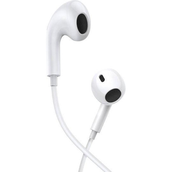 BASEUS ENCOK CZ17, ΕΝΣΥΡΜΑΤΑ ΑΚΟΥΣΤΙΚΑ, SEMI IN EAR, ΛΕΥΚΑ