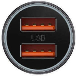 BASEUS GOLDEN CONTACTOR MAX, ΦΟΡΤΙΣΤΗΣ ΑΥΤΟΚΙΝΗΤΟΥ ΓΡΗΓΟΡΗΣ ΦΟΡΤΙΣΗΣ, 2 ΘΥΡΕΣ, 60W, ΓΚΡΙ BASEUS GOLDEN CONTACTOR MAX, ΦΟΡΤΙΣΤΗΣ ΑΥΤΟΚΙΝΗΤΟΥ ΓΡΗΓΟΡΗΣ ΦΟΡΤΙΣΗΣ, 2 ΘΥΡΕΣ, 60W, ΓΚΡΙ