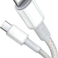 BASEUS HIGH DENSITY, ΚΑΛΩΔΙΟ ΓΡΗΓΟΡΗΣ ΦΟΡΤΙΣΗΣ, TYPE-C ΣΕ LIGHTNING, 20W, 1m, ΛΕΥΚΟ BASEUS HIGH DENSITY, ΚΑΛΩΔΙΟ ΓΡΗΓΟΡΗΣ ΦΟΡΤΙΣΗΣ, TYPE-C ΣΕ LIGHTNING, 20W, 1m, ΛΕΥΚΟ