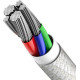 BASEUS HIGH DENSITY, ΚΑΛΩΔΙΟ ΓΡΗΓΟΡΗΣ ΦΟΡΤΙΣΗΣ, TYPE-C ΣΕ LIGHTNING, 20W, 1m, ΛΕΥΚΟ