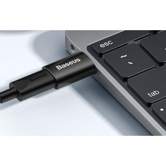 BASEUS INGENUITY SERIES, ΑΝΤΑΠΤΟΡΑΣ OTG, USB ΣΕ TYPE-C, ΜΑΥΡΟΣ