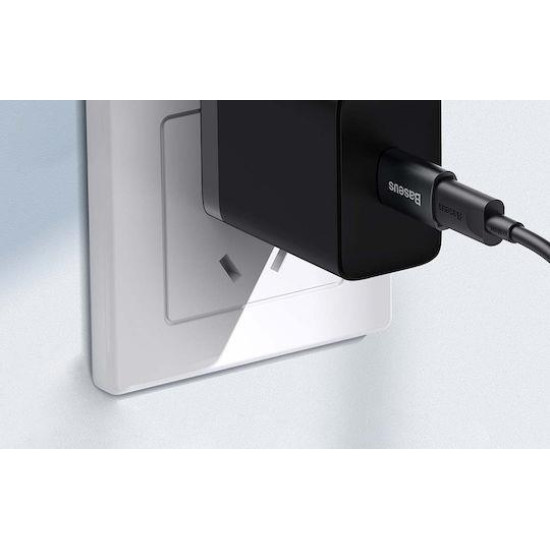 BASEUS INGENUITY SERIES, ΑΝΤΑΠΤΟΡΑΣ OTG, USB ΣΕ TYPE-C, ΜΑΥΡΟΣ