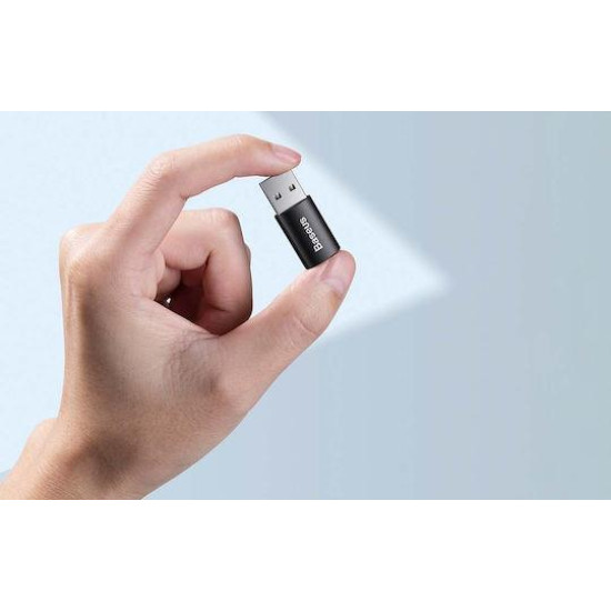 BASEUS INGENUITY SERIES, ΑΝΤΑΠΤΟΡΑΣ OTG, USB ΣΕ TYPE-C, ΜΑΥΡΟΣ