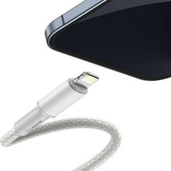 BASEUS HIGH DENSITY, ΚΑΛΩΔΙΟ ΓΡΗΓΟΡΗΣ ΦΟΡΤΙΣΗΣ, TYPE-C ΣΕ LIGHTNING, 20W, 2m, ΛΕΥΚΟ BASEUS HIGH DENSITY, ΚΑΛΩΔΙΟ ΓΡΗΓΟΡΗΣ ΦΟΡΤΙΣΗΣ, TYPE-C ΣΕ LIGHTNING, 20W, 2m, ΛΕΥΚΟ