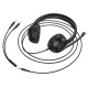 HOCO W112 PURE, HEADPHONES, ΜΑΥΡΟ