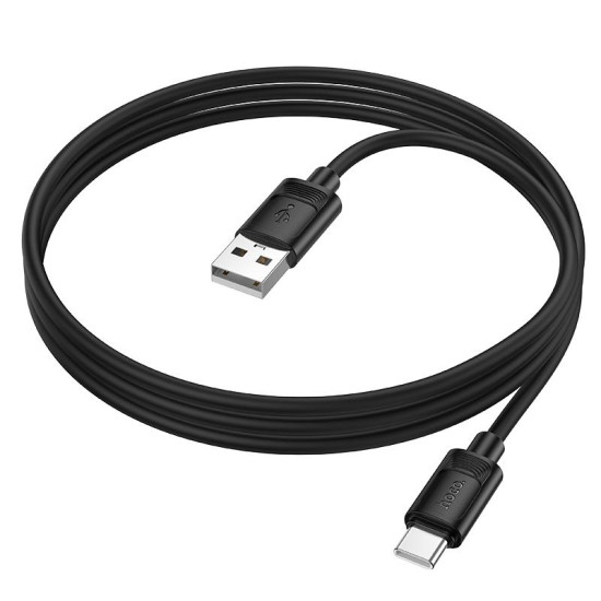 HOCO X122 BENEFIT ΚΑΛΩΔΙΟ ΦΟΡΤΙΣΗΣ, 1m, ΜΑΥΡΟ