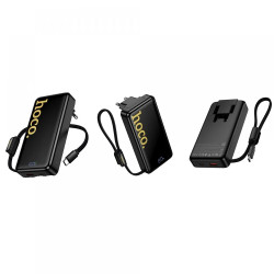 HOCO Q45 WORRIER, POWERBANK ΚΑΙ ΦΟΡΤΙΣΤΗΣ ΤΟΙΧΟΥ, 10000MAh, ΜΕ ΕΝΣΩΜΑΤΩΜΕΝΟ ΚΑΛΩΔΙΟ TYPE-C, ΜΑΥΡΟ HOCO Q45 WORRIER, POWERBANK ΚΑΙ ΦΟΡΤΙΣΤΗΣ ΤΟΙΧΟΥ, 10000MAh, ΜΕ ΕΝΣΩΜΑΤΩΜΕΝΟ ΚΑΛΩΔΙΟ TYPE-C, ΜΑΥΡΟ