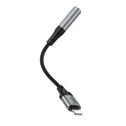 HOCO LS36A FRESH, ΑΝΤΑΠΤΟΡΑΣ LIGHTNING ΣΕ 3.55m, ΜΑΥΡΟ HOCO LS36A FRESH, ΑΝΤΑΠΤΟΡΑΣ LIGHTNING ΣΕ 3.55m, ΜΑΥΡΟ