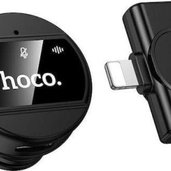 HOCO L21 CHARM, ΑΣΥΡΜΑΤΟ ΜΙΚΡΟΦΩΝΟ, LIGHTNING, ΜΑΥΡΟ HOCO L21 CHARM, ΑΣΥΡΜΑΤΟ ΜΙΚΡΟΦΩΝΟ, LIGHTNING, ΜΑΥΡΟ