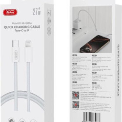 XO NB-Q260C, ΚΑΛΩΔΙΟ ΦΟΡΤΙΣΗΣ, TYPE-C ΣΕ LIGHTNING, 27W, 3M, ΛΕΥΚΟ XO NB-Q260C, ΚΑΛΩΔΙΟ ΦΟΡΤΙΣΗΣ, TYPE-C ΣΕ LIGHTNING, 27W, 3M, ΛΕΥΚΟ