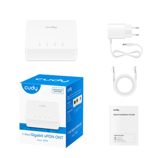 CUDY 1 PORT GIGABIT, XPON ONT
